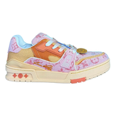 Louis Vuitton Trainer Sneaker Pink / Yellow